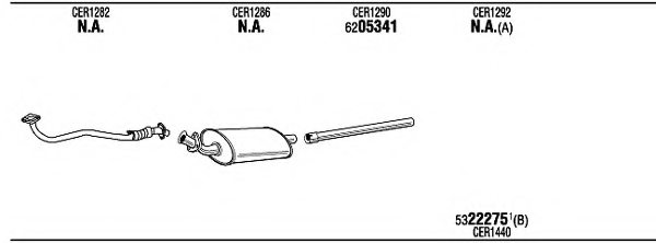 WALKER LT60033 Exhaust System
